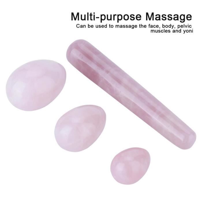 Appareil de massage 4pcs yoni oeuf massage bâton ensemble pour femme muscle vaginal serré kegel exercice 02