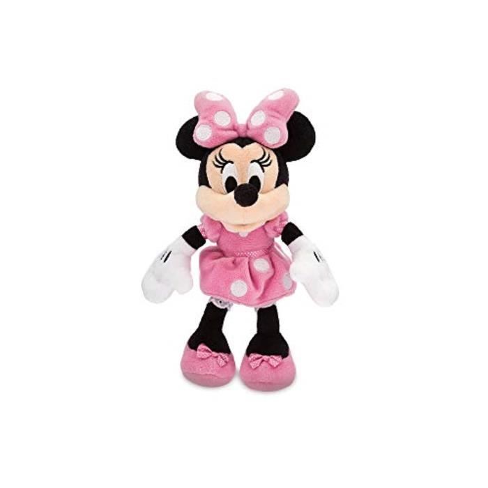 Peluche CUIFR Minnie Mouse en peluche - Rose - Mini Bean Bag - 9 1-2 pouces multi