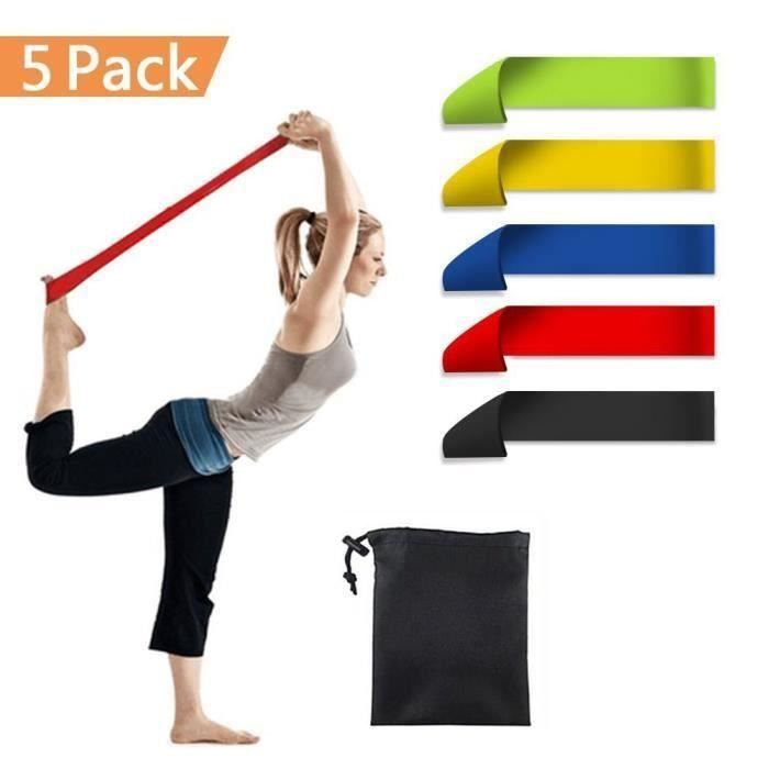Bande Elastique Fitness Bande de Resistance Set (5)