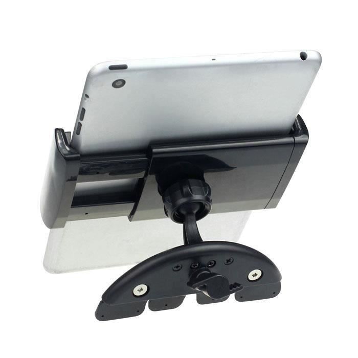 Support noir de tablette de voiture CD Support de tablette pour ipad2 3 4 5 Accessoire de tablette d'air Galaxy