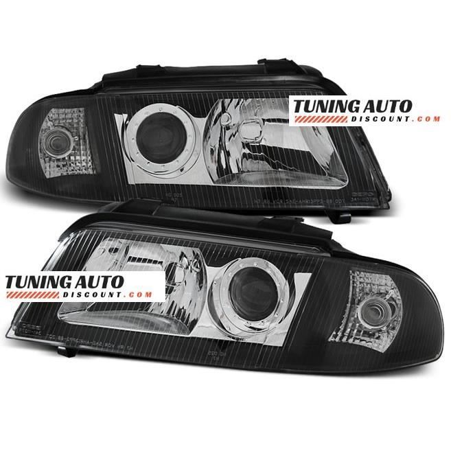 Phares avant Audi A4, 01.99-11.00 noir ( 26806 )