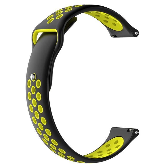 Bracelet De Montre Vendu Seul En Silicone Souple 20 Mm Pour Intelligente Garmin Forerunner 245 - 245M Zpp90508002E_Bd