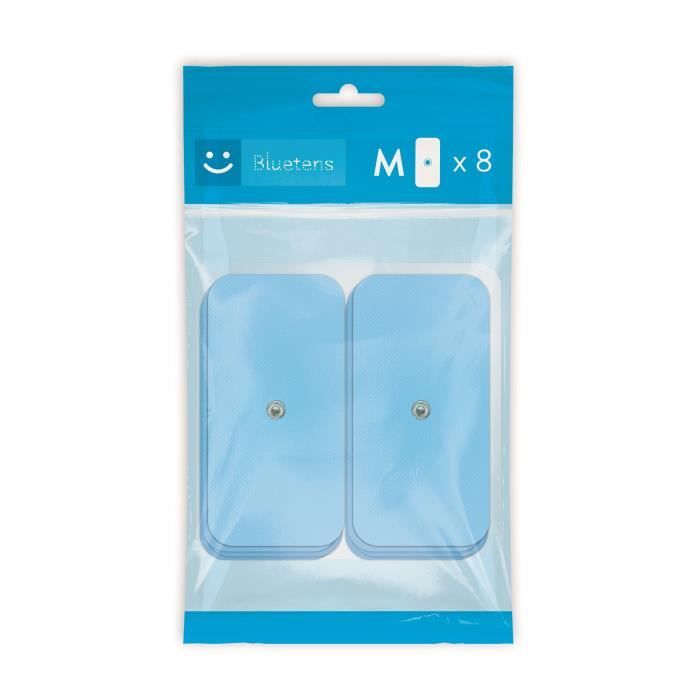 BLUETENS Lot de 8 Électrodes - Grand format