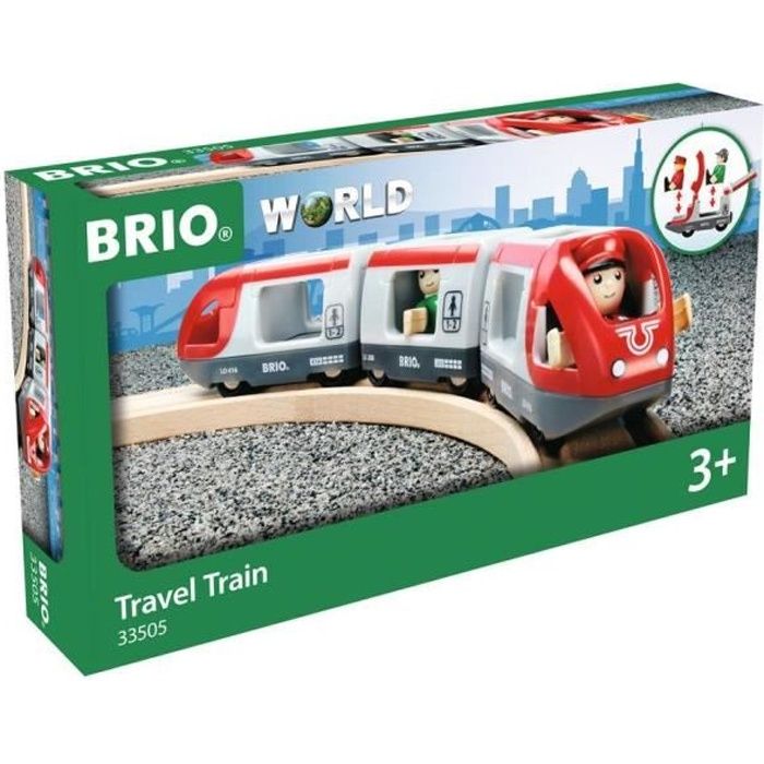Brio World Train de Voyageurs - Accessoire Circuit de train en bois - Ravensburger - Mixte dès 3 ans - 33505