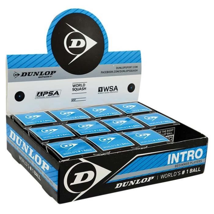 Balles Balles squash Dunlop Intro 12 Ball
