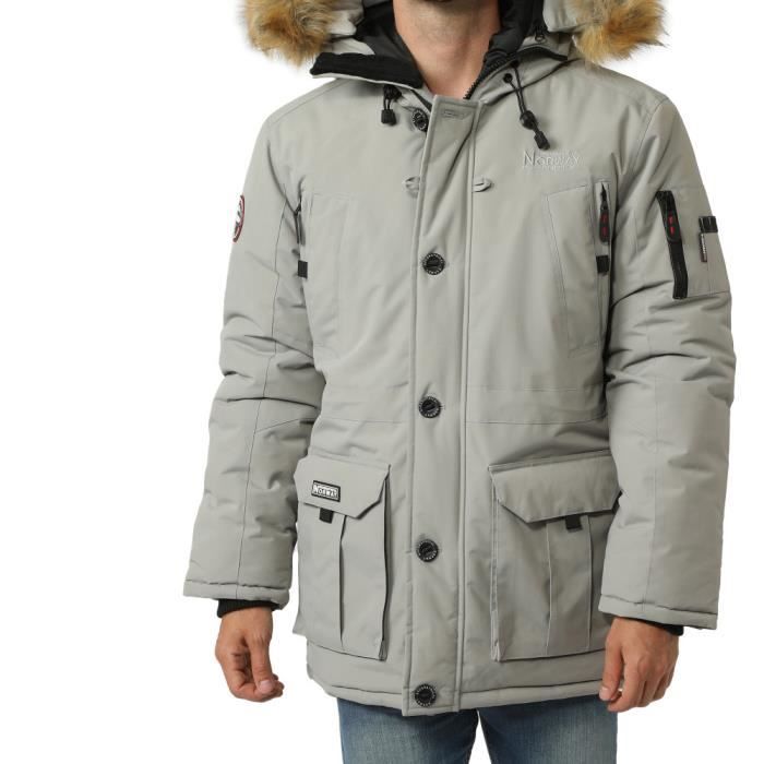 GEOGRAPHICAL NORWAY Doudoune AIRLINE Gris clair - Homme