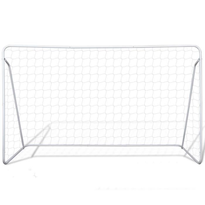 Set de but de football avec poteaux et filet 240 x 90 x 150 cm