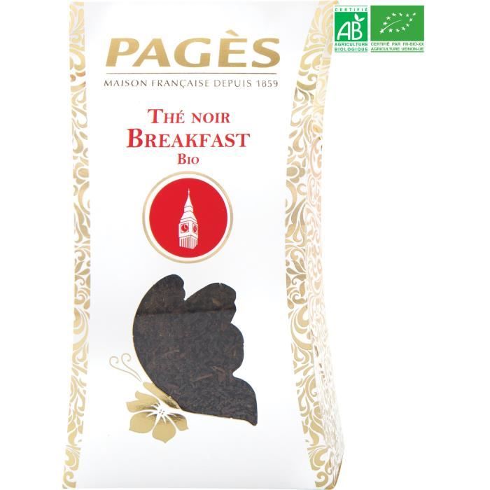 PAGES Thé Noir Breakfast - Vrac - Bio
