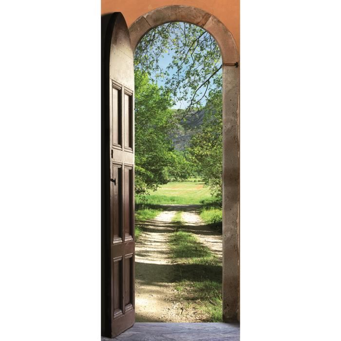 Sticker Adhésif de porte Ondoor- Promenade - 204 x 83 cm