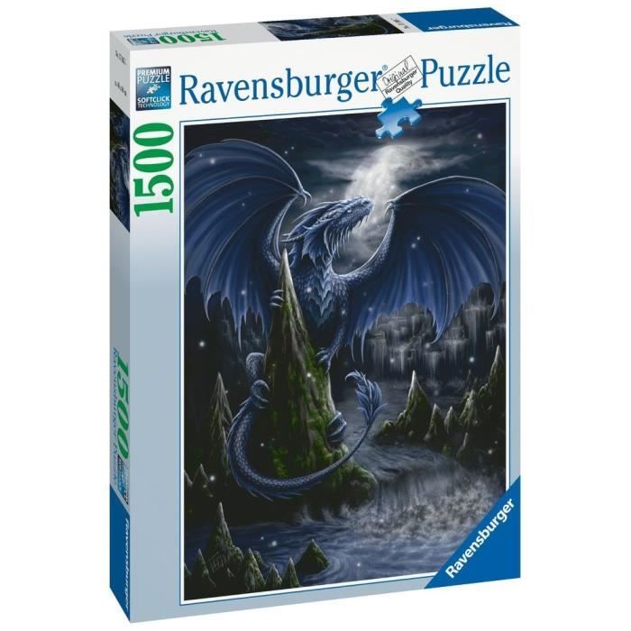 Ravensburger - Puzzle 1500 pièces - Le dragon bleu