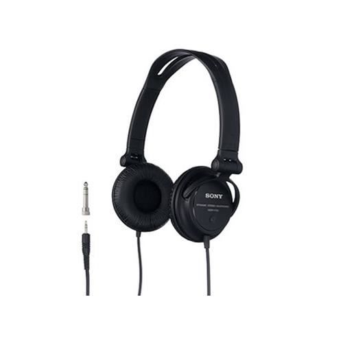 Sony MDR-V150, Supraaural, Bandeau, Avec fil, 16 - 22000 Hz, 2 m, Noir