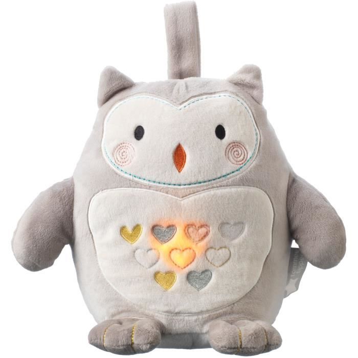 TOMMEE TIPPEE Peluche aide au sommeil Grofriend rechargeable - Ollie la Chouette