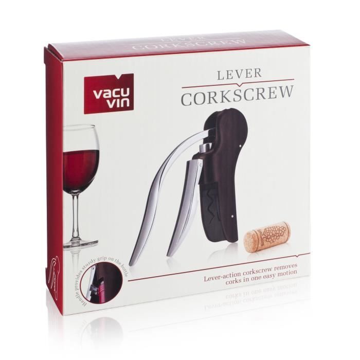 VACUVIN Tire-bouchon à levier vertical