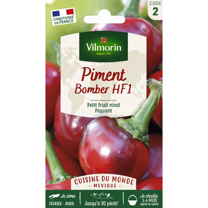 Sachet graines Piment Bomber