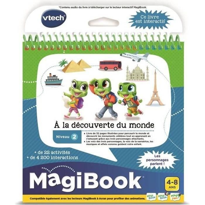 VTECH - Livre Interactif Magibook - A la Découverte du Monde