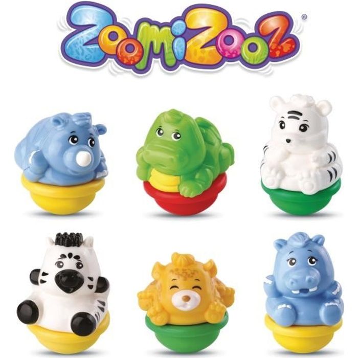 VTECH - Zoomizooz - Coffret 6 Animaux Jungle