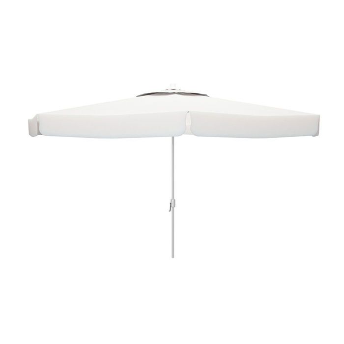 Parasol Plage Blanc | Parasol de Plage 270 cm | Parasol de Jardin Exterieur Polyester Aluminium - Marbueno