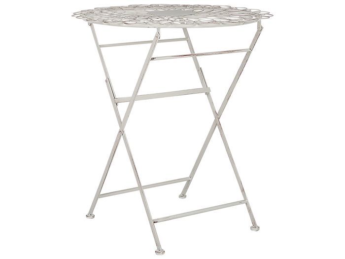 Table bistrot d 70 cm blanc cassé STIFFE