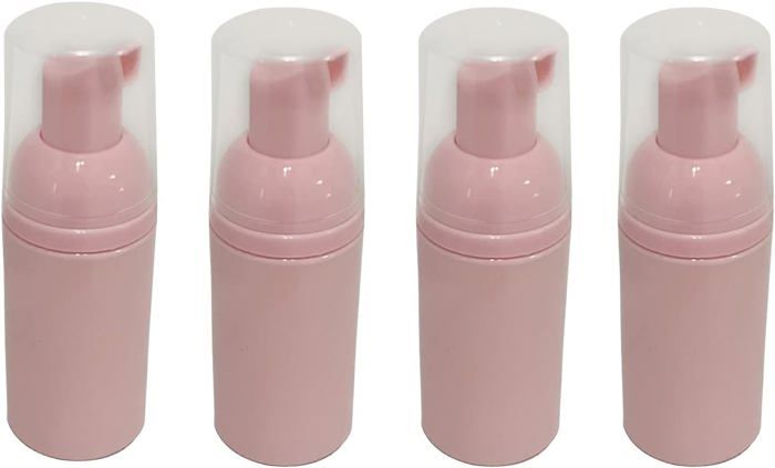 Lot 3 Flacons Pompe Mousse 60ml Voyage - Distributeur Rechargeable Savon Shampooing