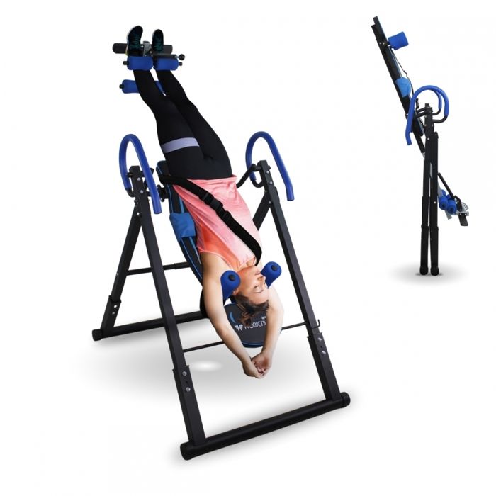 Table dinversion pour musculation - MOBICLINIC - Réglable - Acier