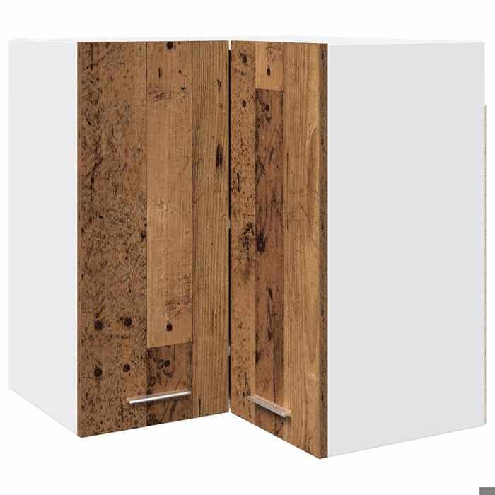 Meuble haut/Armoire dangle suspendue - VIDAXL - vieux bois 57x57x60cm bois ingénierie CC9305034