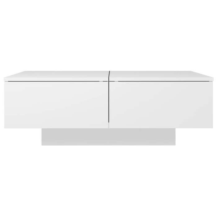 Table basse Table de salon VIDAXL Blanc 90x60x31 cm Aggloméré T40
