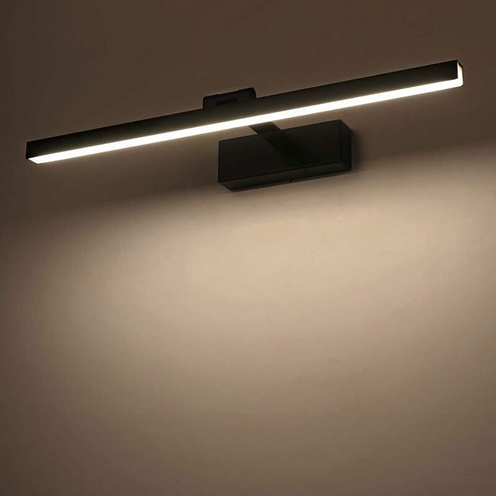 Applique murale miroir salle de bain blanc neutre LED 12W 4000K éclairage de salle de bain intérieur moderne lampe déclairage de