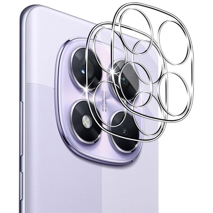 Verres Trempés - Xiaomi - Redmi Note 14 Pro 5G - Protection Caméra - Lot de 2 - Transparent