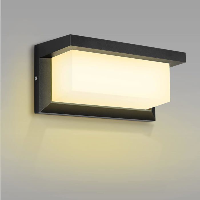 Applique murale extérieureapplique murale extérieure LED 18W IP65 étancheapplique murale décorative extérieure adaptéeblanc