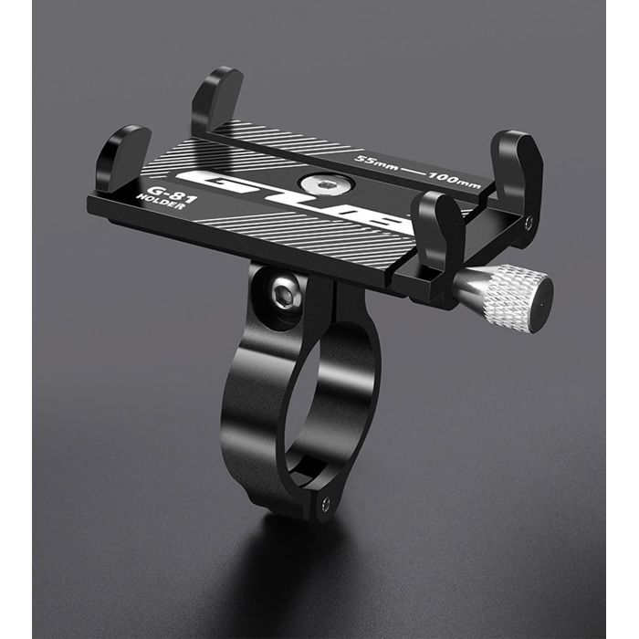 Support de téléphone - TIDUCEL - G81 - Aluminium - Compatible 35 à 62 pouces - Fixation guidon