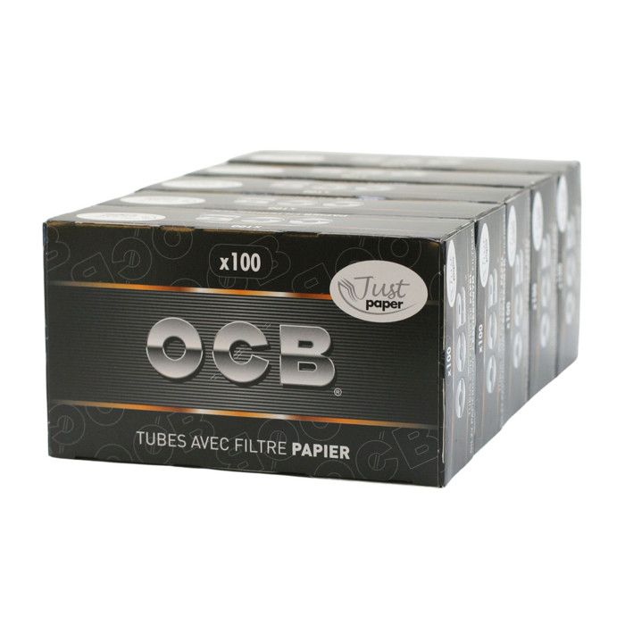 OCB x5 Boîtes de 100 tubes Just Paper – Tubes à Cigarette Sans Acétate ...