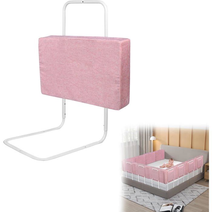 YRHome Barrière de lit pour enfant - 50 cm - Protection anti-chute - 5 ...
