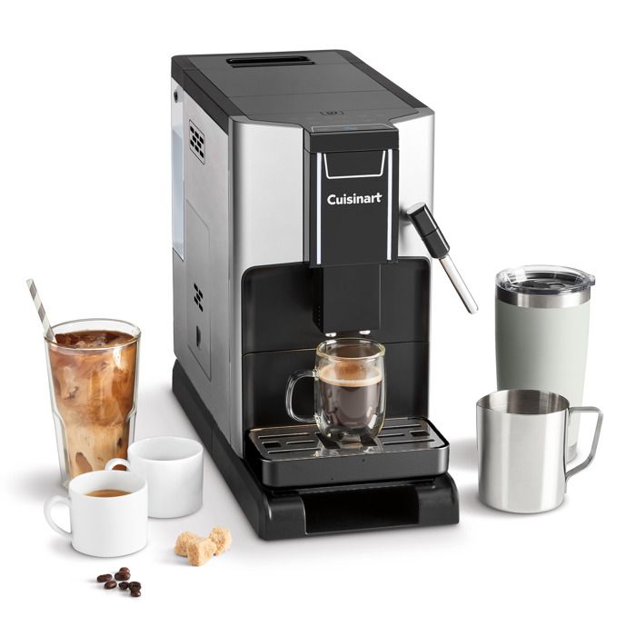 Machine à expresso automatique - CUISINART - EM550E - Broyeur intégré - One Touch - Noir
