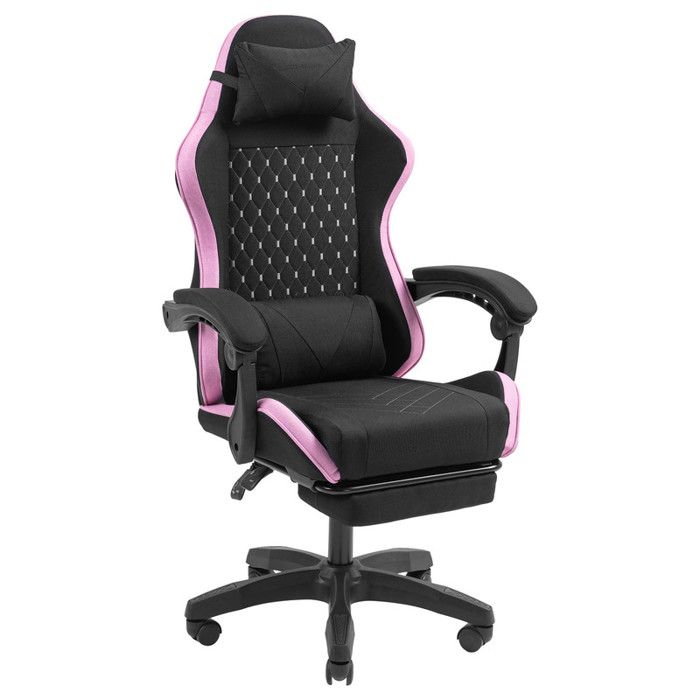 Chaise de jeu ergonomique Mars Gaming Mgc x tissu respirant coussin cervical et lombaire - vue 6