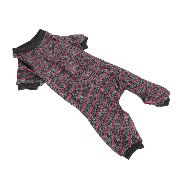 Meilleurs prix pour Shipenophy Pyjamas rayés pour chiens Pyjama rayé pour chien fin et respirant 4 pattes vêtements pour animaux de animalerie robe