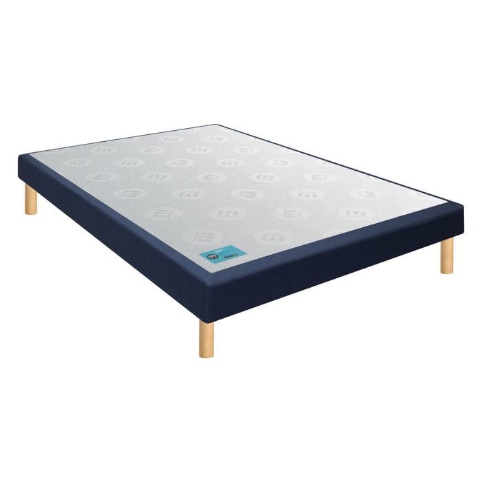 Sommier tapissier Pencil ferme bleu nuit - Merinos 140x190 Sommier tapissier Pencil ferme bleu nuit - Merinos 140x190