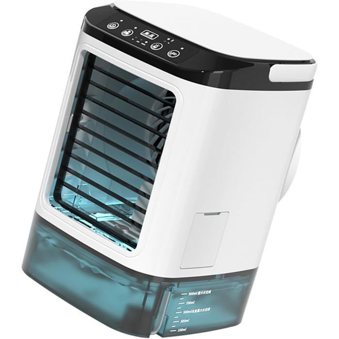 Rafraîchisseur dair portable - Évaporation humidificateur LED 7 couleurs