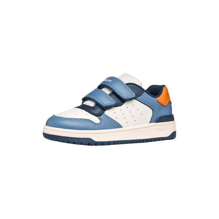 Geox Basket à Scratch Geox  J Washiba - Blanc - Avio Clair