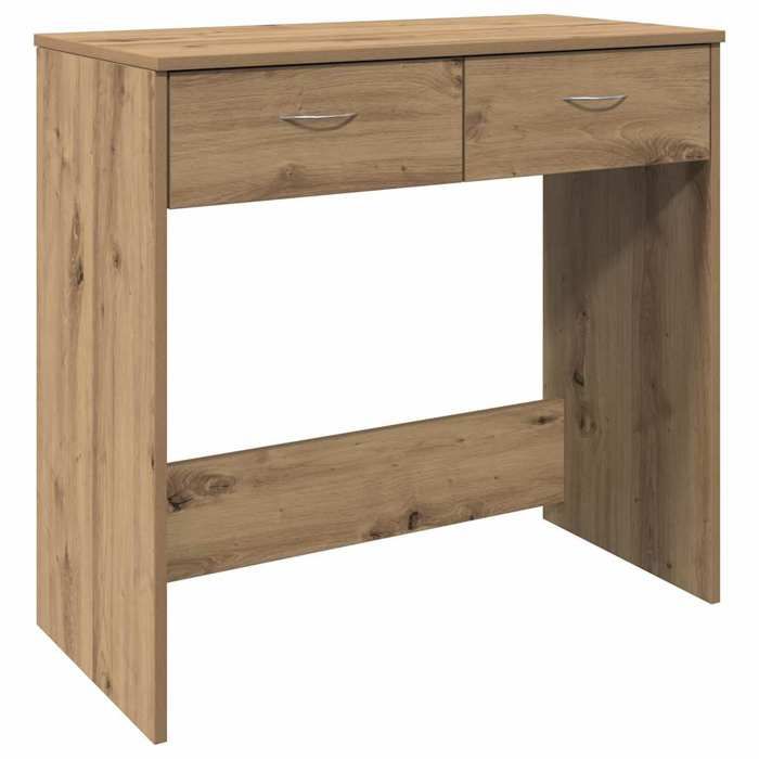 Style minimaliste - Bureau PC - Bureau décriture - chêne artisanal 80x40x75 cm bois dingénierie - Pour chambre dfa8413413
