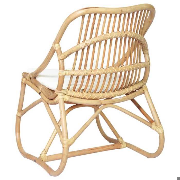 Confortable Chaise en rotin Lin__26566