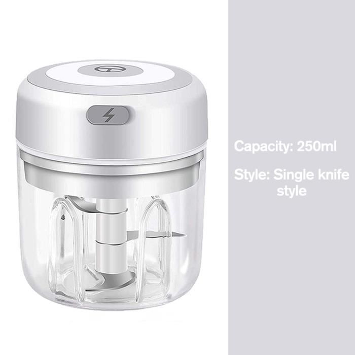 Mini Machine à ail électrique sans fil, hachoir, chargeur USB pour ail écrasé, gingembre écrasé Mini Machine à ail électrique sans fil, hachoir, chargeur USB pour ail écrasé, gingembre écrasé