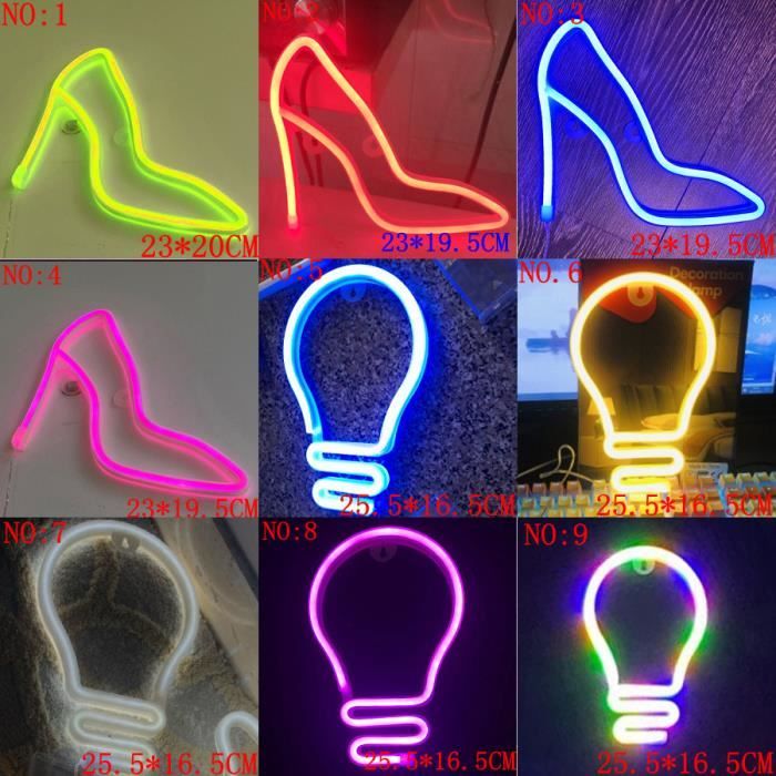 HUANTY D'Ambiance Apaisante Lampe Enseigne Au Néon Pour Décoration Murale, Enseignes Au Néon, Pour Fête De Fiançailles, Cadeaux D'anniversaire, Lumières Décoratives De Mariage(Taille:Une