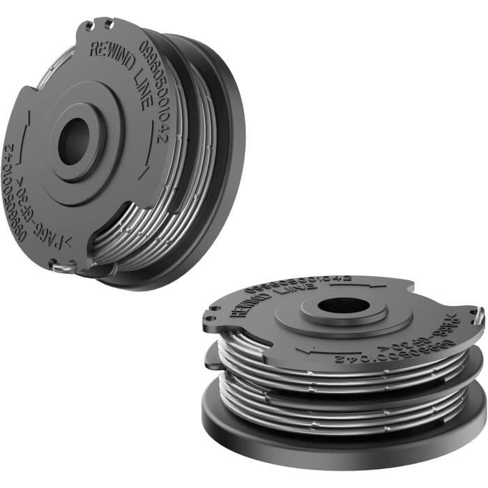 Lot De 4 Bobines De Fil De Coupe Pour Débroussailleuse BOSCH UniversalGrassCut 18/26 - Référence F016800570 (6m X 1.6mm) - 4