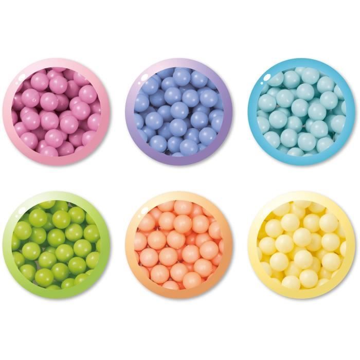 Aquabeads - Recharge pastel de 800 perles pour loisirs créatifs pour enfants à partir de 4 ans