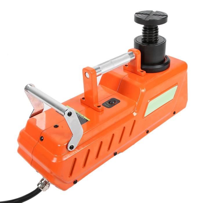 Ashata Cric de voiture Electric Jack 15T Car Electric Floor Jack Hydraulic Lifting Set DC 12V Orange for Car Van Truck moto cric Cdiscount Auto