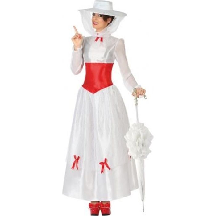 Costume adulte luxe Marie Poppins taille M/L et XL Adulte M/L
