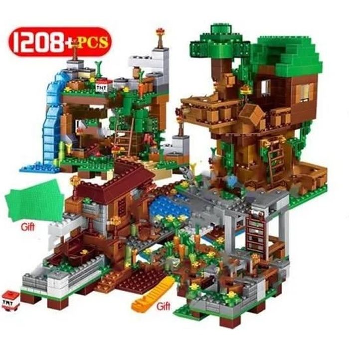 Block de construction MY WORLD style lego minecraft : village dans