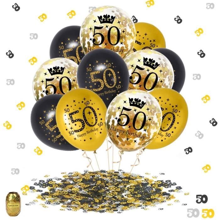 Ballons Dorés 50 Pièces - Décoration Anniversaire Fête BZE00199 - Sodishop