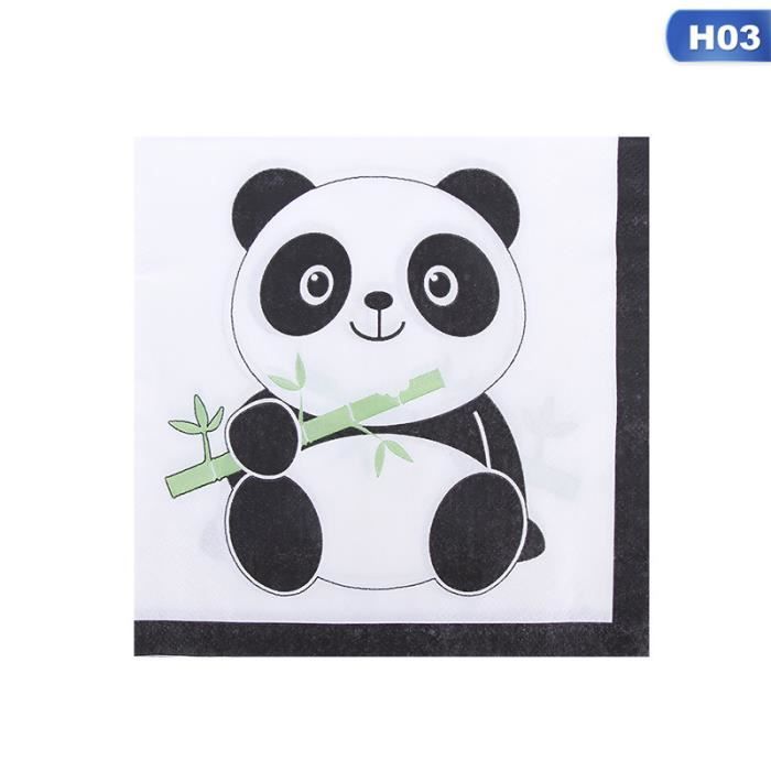 Panda Fete D Anniversaire Decorations De Table Fournitures H03 Cdiscount Maison