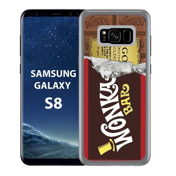 Coque Samsung Galaxy S8 Tablette Chocolat Wonka - Cdiscount Téléphonie
